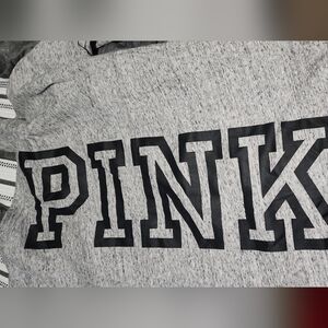 Victoria's Secret PINK Gray Graphic Tee